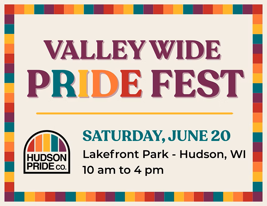 Valley Wide Pride Fest Year 4 postcard